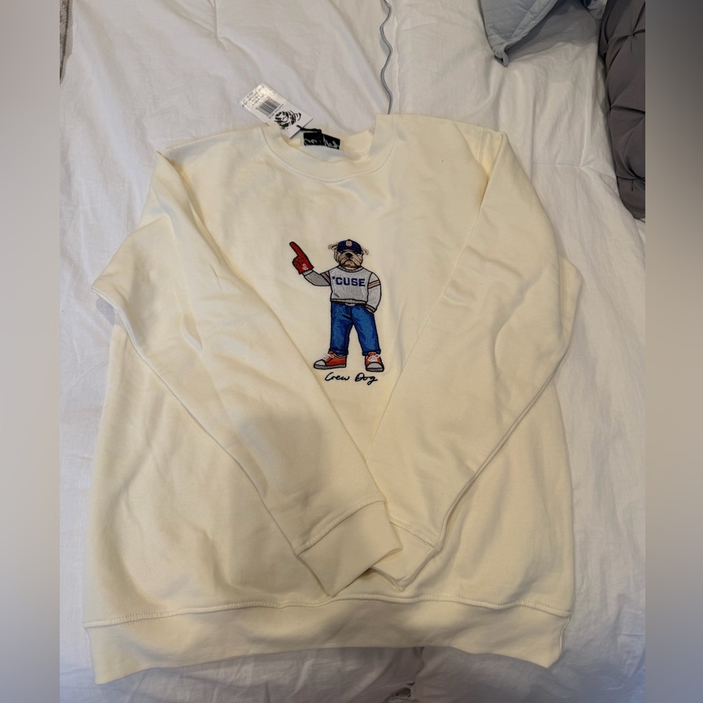 NWT Crew Dog Syracuse Sweatshirt